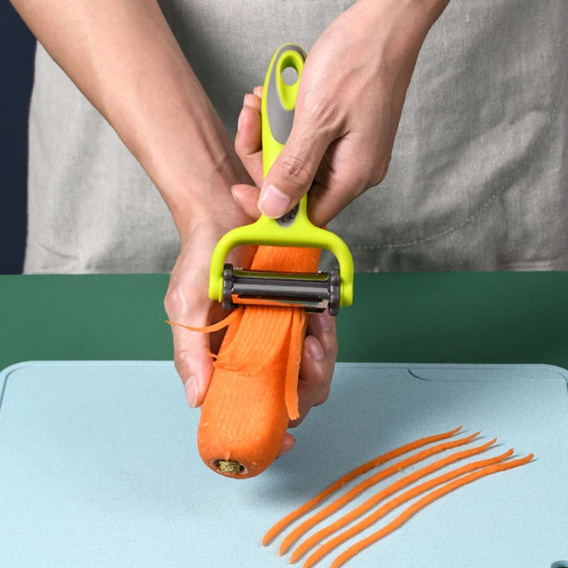 3-in-1 Gemüseschäler / Julienne + Sparschäler