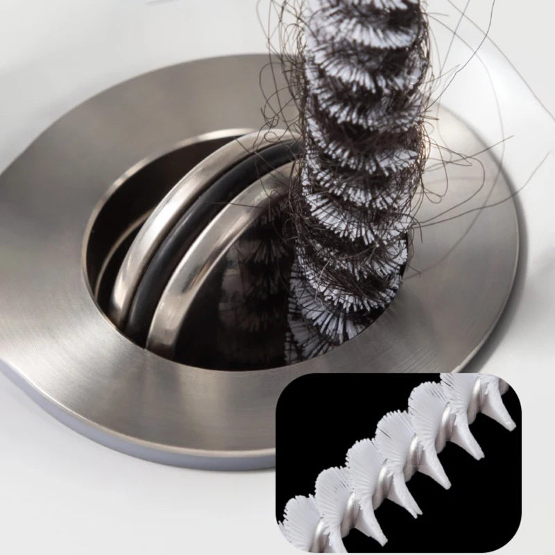 Abflussreiniger Spirale 45cm / Entfernt Haare & Verstopfung