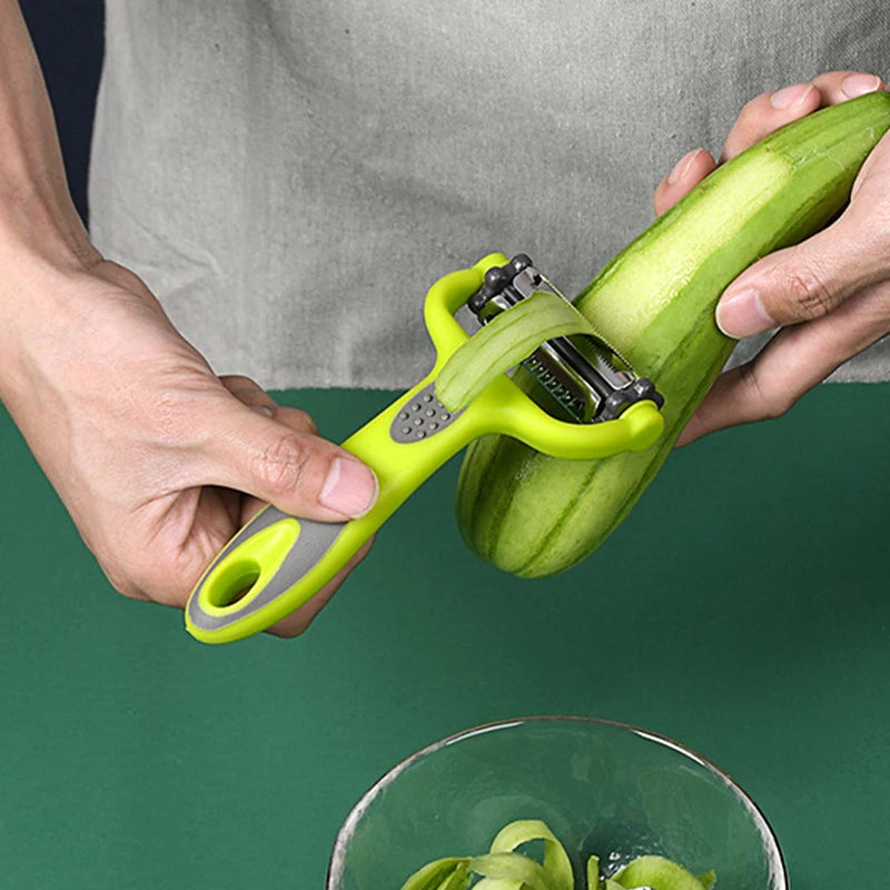 3-in-1 Gemüseschäler / Julienne + Sparschäler