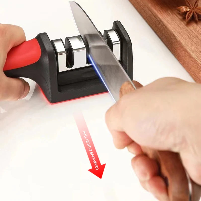 Profi Messerschärfer 3- Stufen / Für Messer + Scheren /