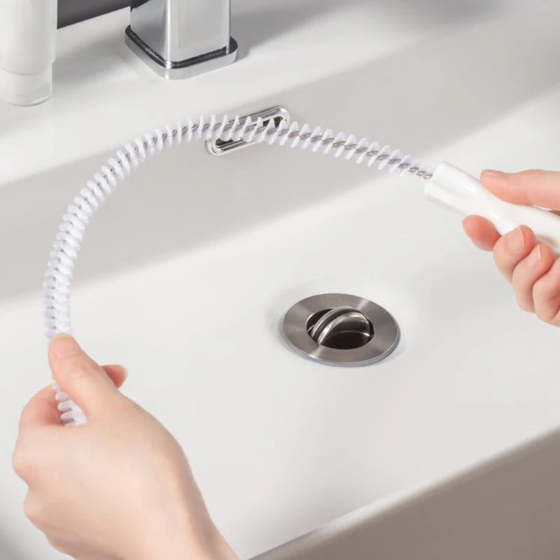 Abflussreiniger Spirale 45cm / Entfernt Haare & Verstopfung