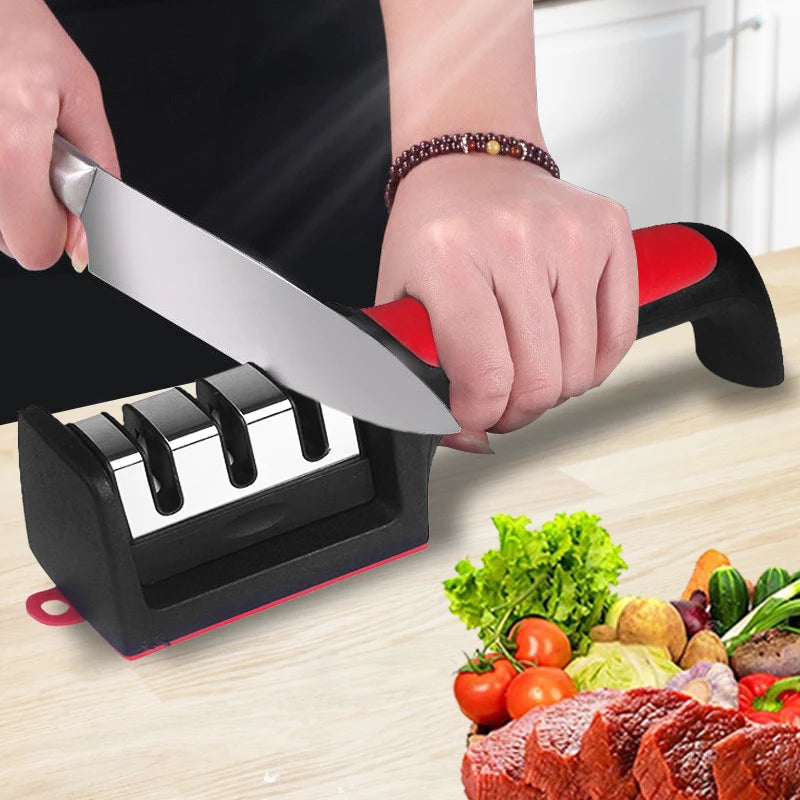 Profi Messerschärfer 3- Stufen / Für Messer + Scheren /